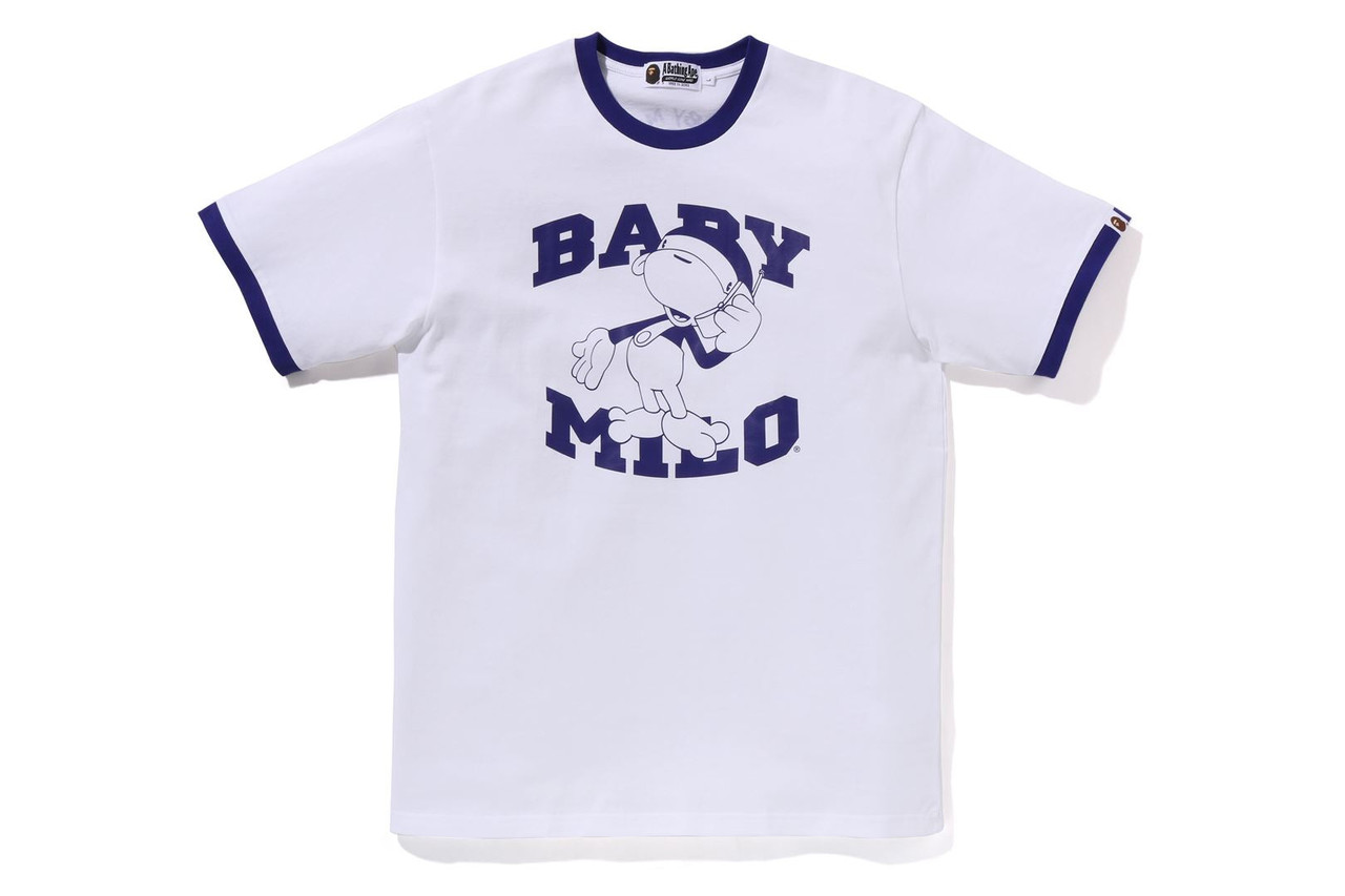 BAPE CUT AND SEWN BABY MILO RINGER TEE #1