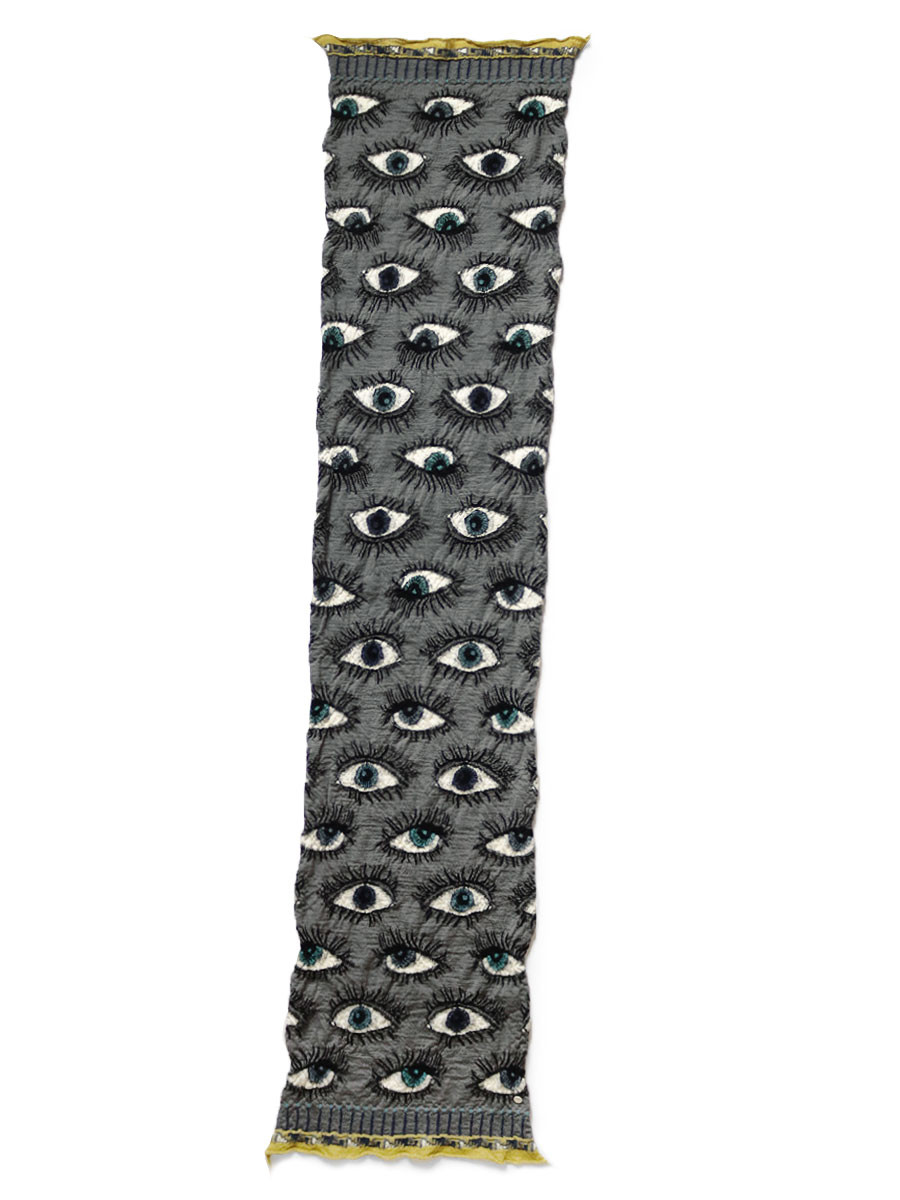 KAPITAL Scarves SPEAKEASY HAPPY Felted Wool Muffler