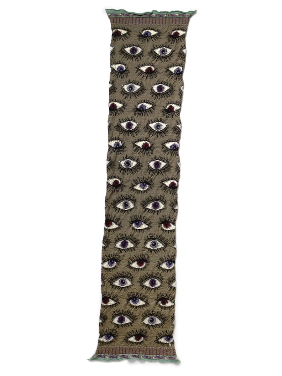 KAPITAL Scarves SPEAKEASY HAPPY Felted Wool Muffler