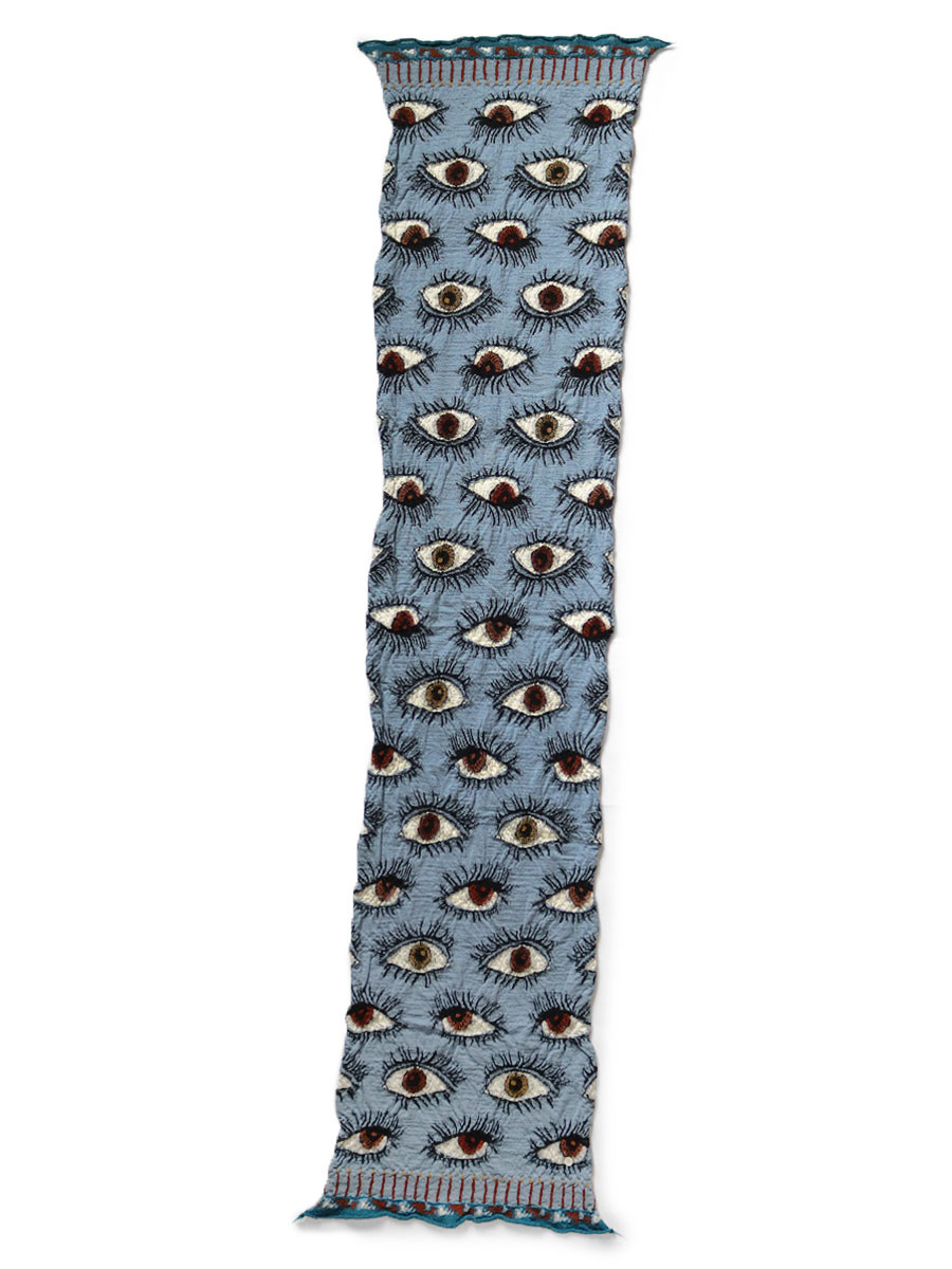 KAPITAL Scarves SPEAKEASY HAPPY Felted Wool Muffler