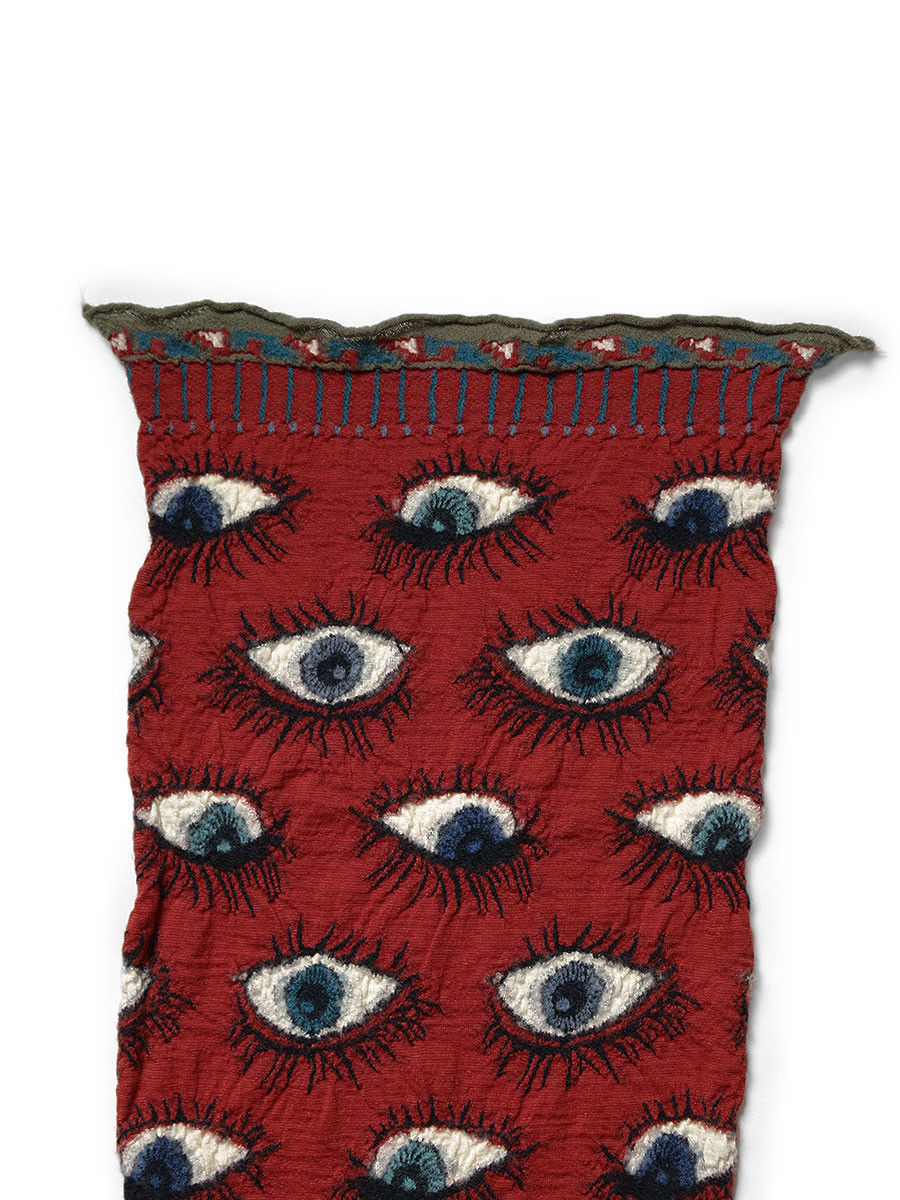 KAPITAL Scarves SPEAKEASY HAPPY Felted Wool Muffler