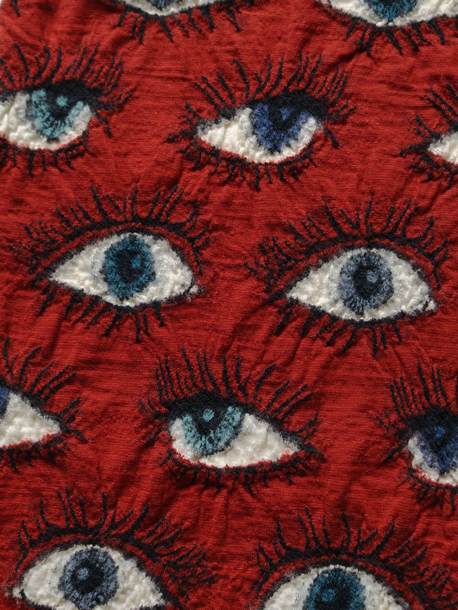 KAPITAL Scarves SPEAKEASY HAPPY Felted Wool Muffler