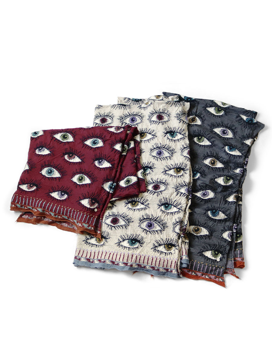 KAPITAL タオル地 ブランケット KAPITAL Scarves Felted Wool SPEAKEASY Blanket (Colorful)