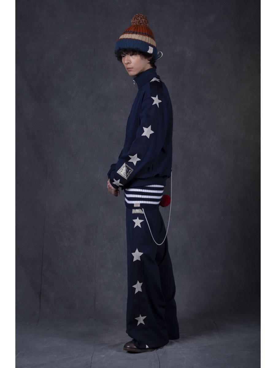 KAPITAL Jacket Smooth Jersey Stuntman & Woman Track Jacket