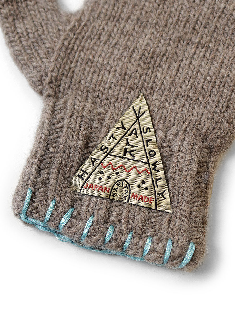KAPITAL Others Wool Forktail Glove (With SPEAKEASY Embroidery)