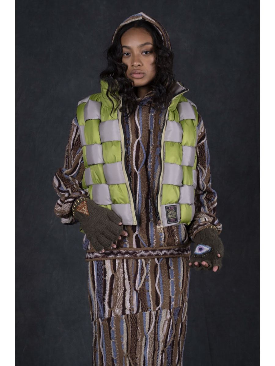 KAPITAL Others Wool Forktail Glove (With SPEAKEASY Embroidery)