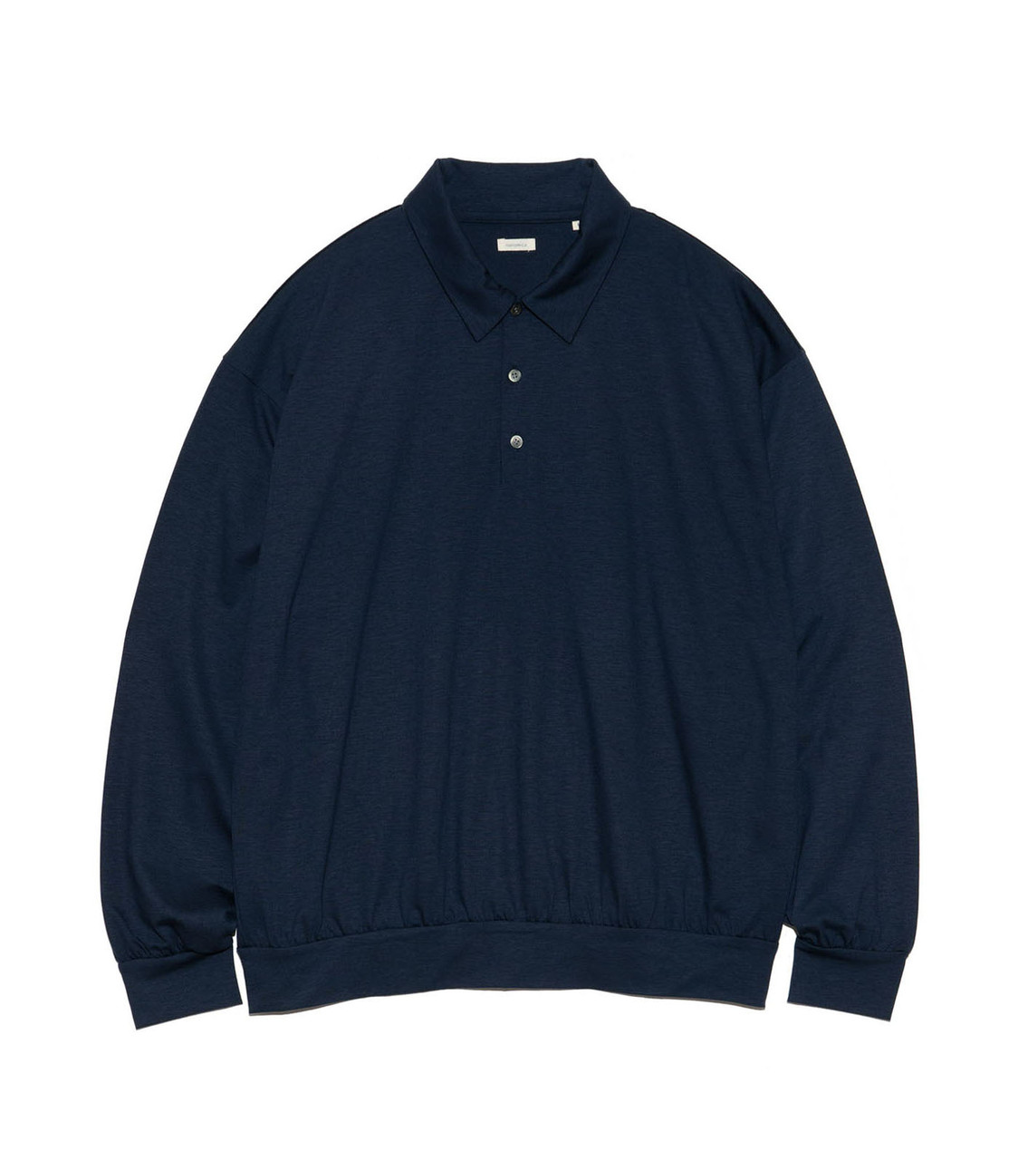 nanamica SHIRT Wool L/S Polo Online Shop to Worldwide