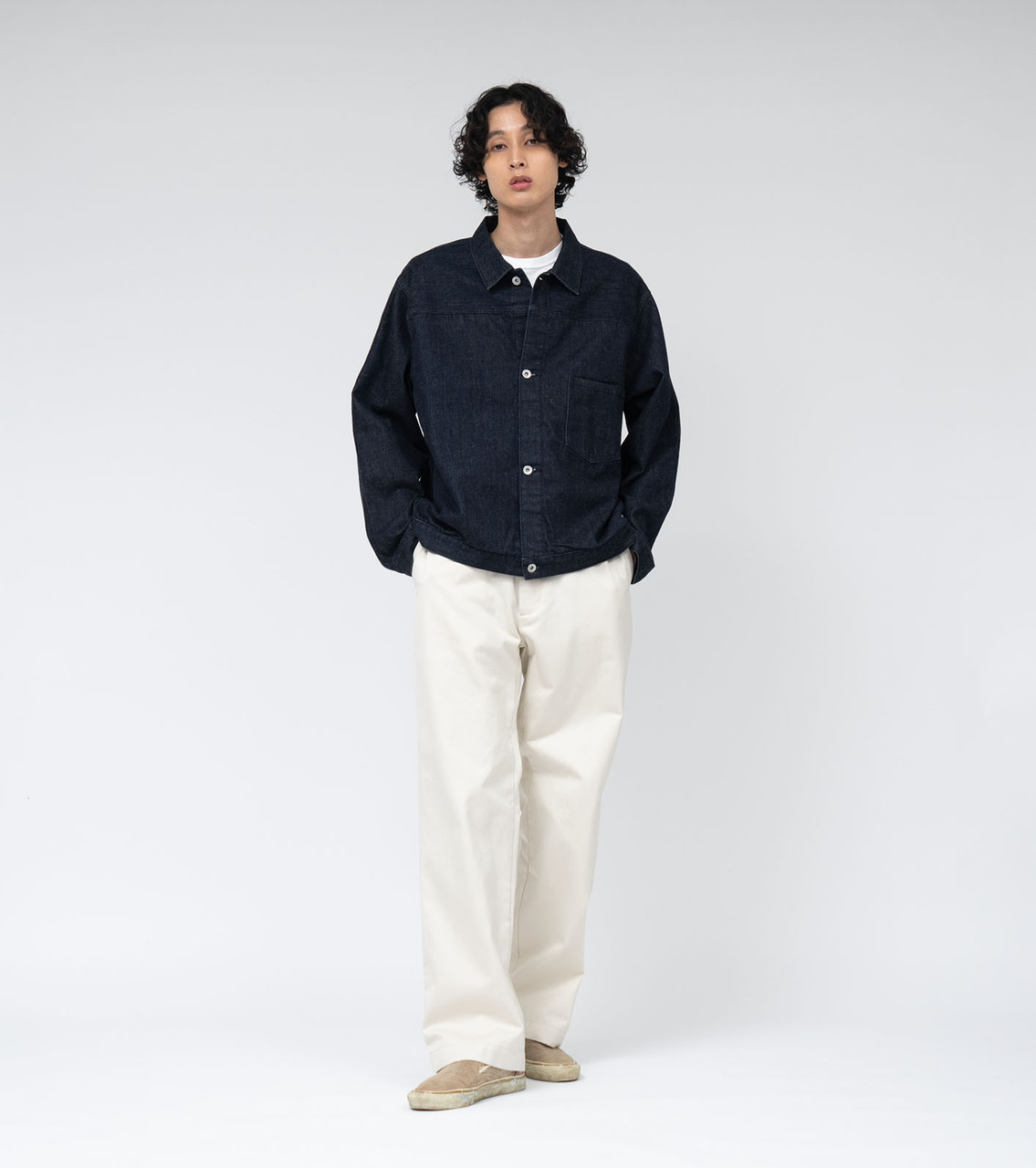nanamica JACKET Short Denim Jacket Online Shop to Worldwide