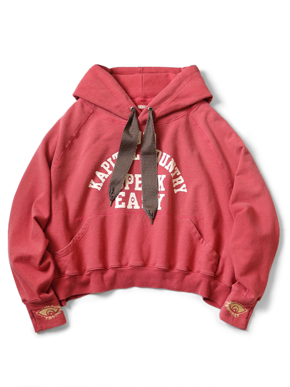 KAPITAL Sweat Shirt Fleece Devil Hoodie (SPEAKEASY College pt)