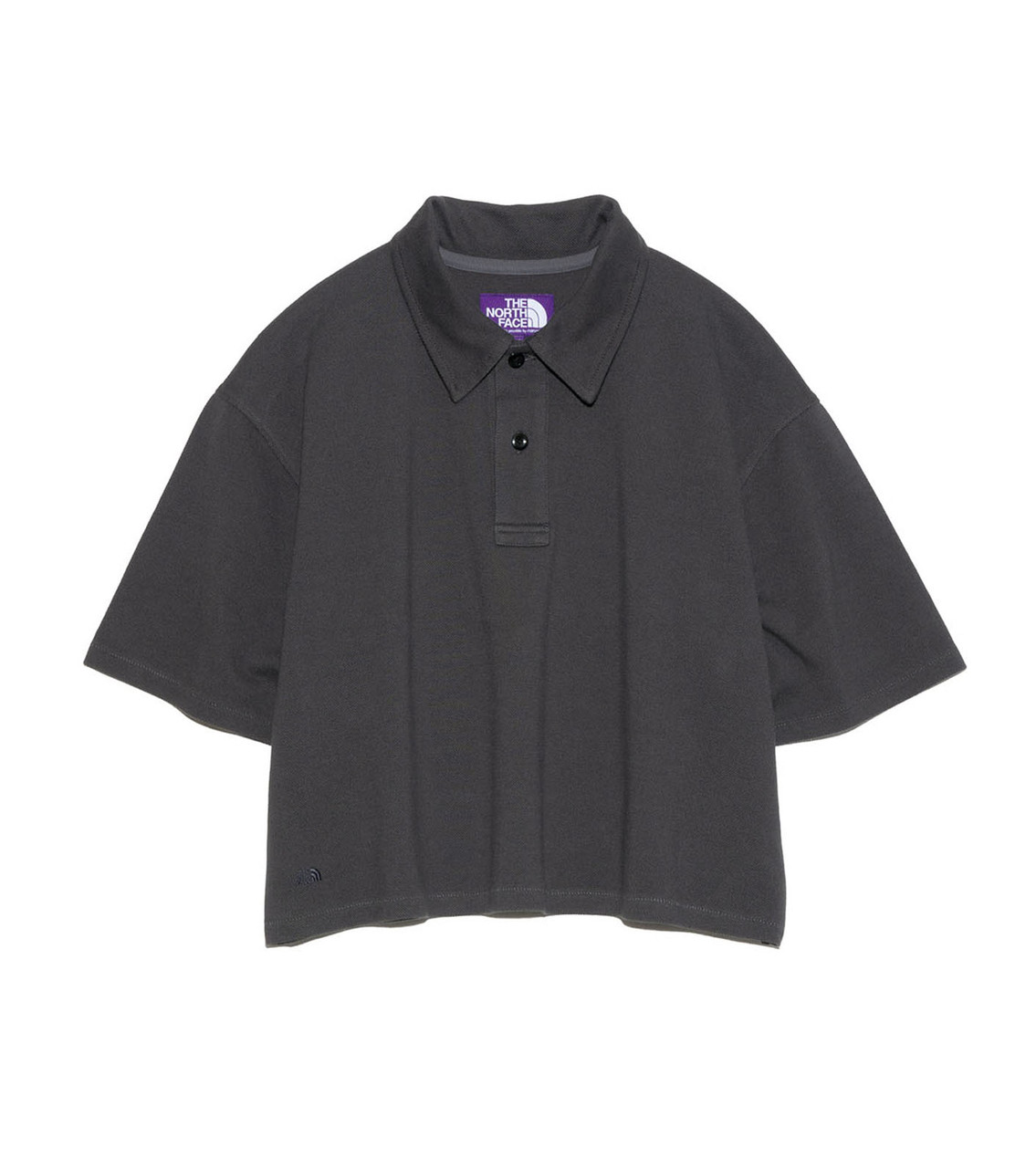 THE NORTH FACE Purple Label SHIRT Moss Stitch Field Cropped Polo