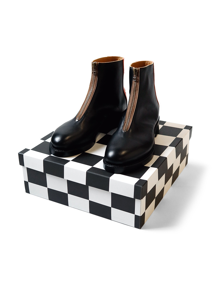 KAPITAL Shoes Leather ZIP UP Cafe Lace Frisco Boots