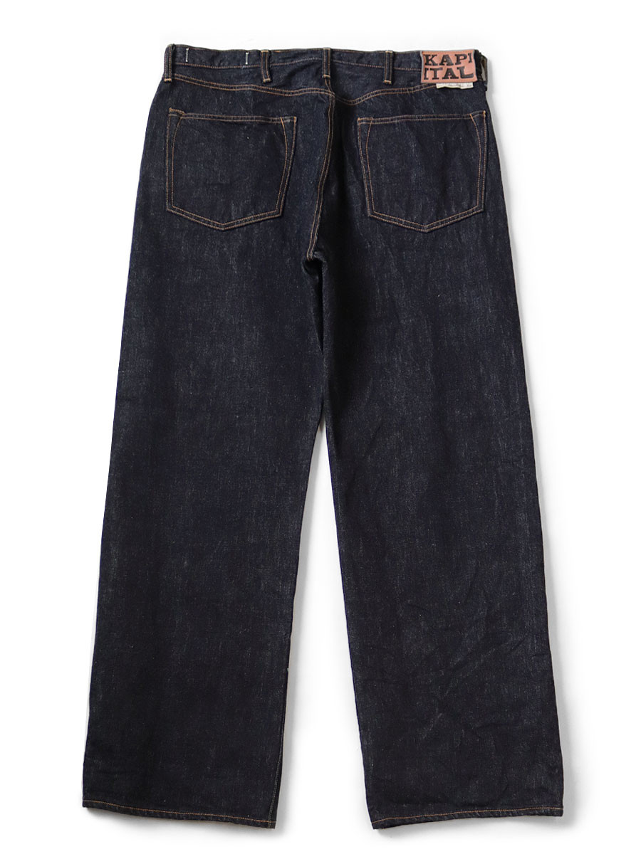 KAPITAL Pants 14Oz Denim 5P Monkey TH (40-46Inch)