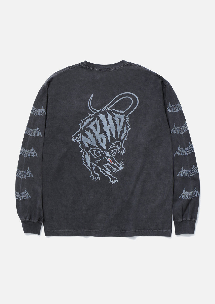 NEIGHBORHOOD T-SHIRTS NH . TEE LS-4