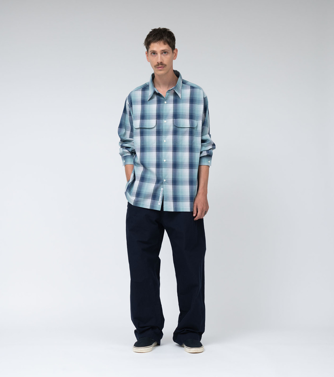 nanamica SHIRT Regular Collar Pique Shirt Online Shop to Worldwide