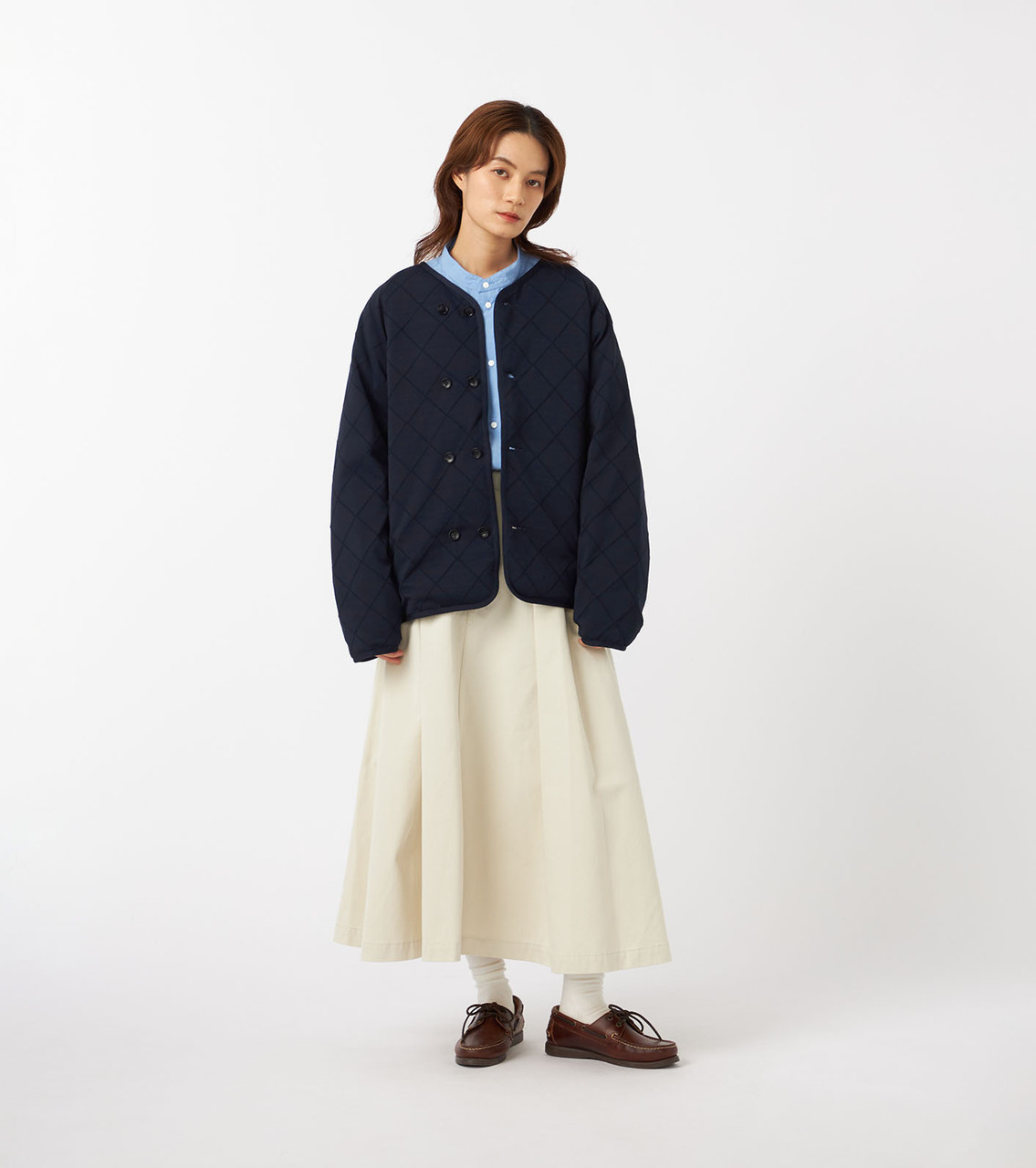 nanamica x BATONER JACKET Knit Down Cardigan Online Shop to Worldwide