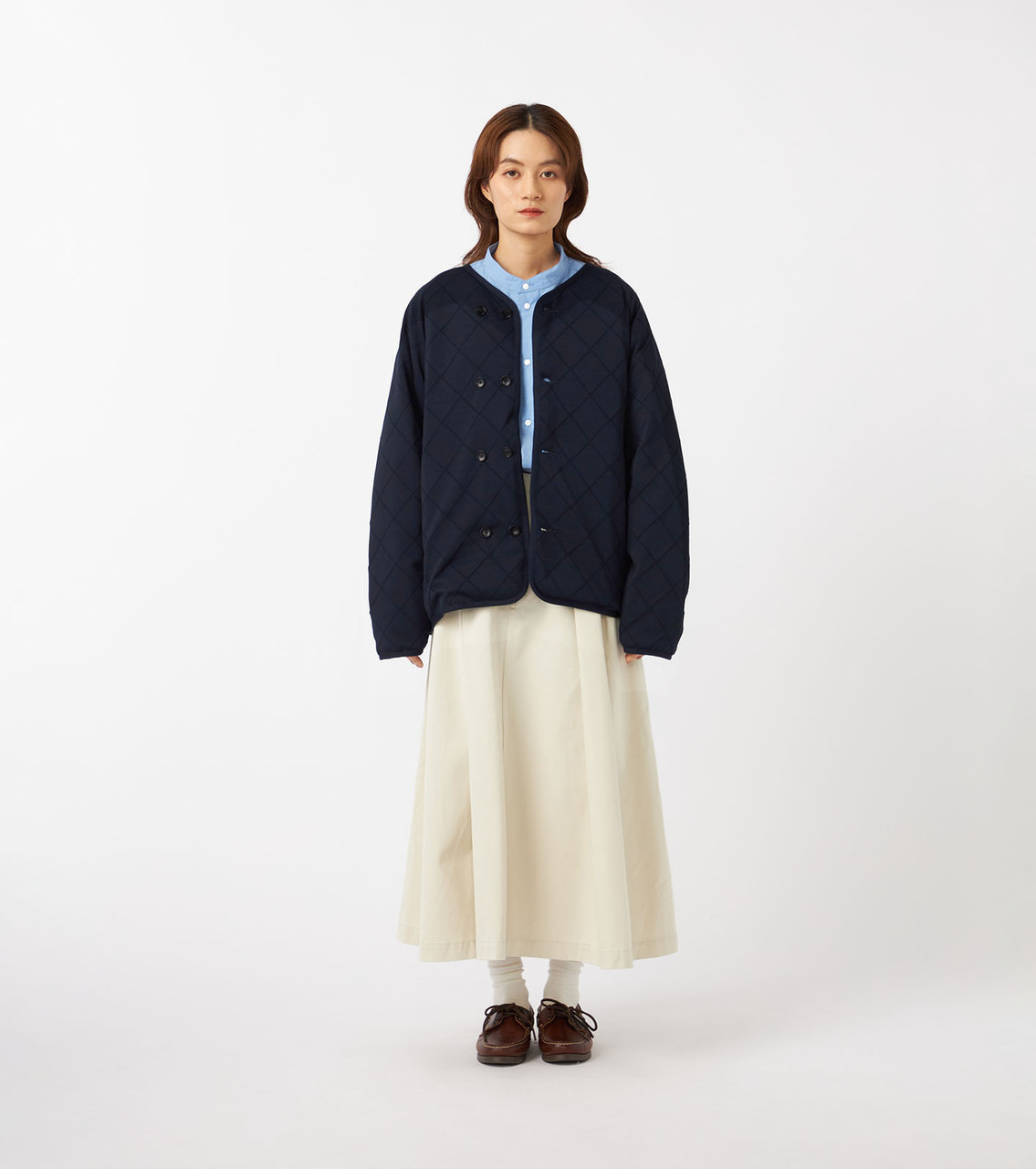 nanamica x BATONER JACKET Knit Down Cardigan Online Shop to Worldwide