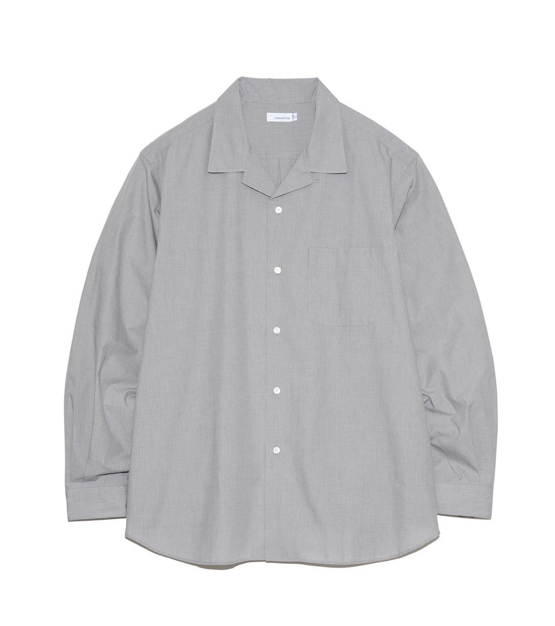 nanamica SHIRT Open Collar End On End Shirt Online Shop to Worldwide
