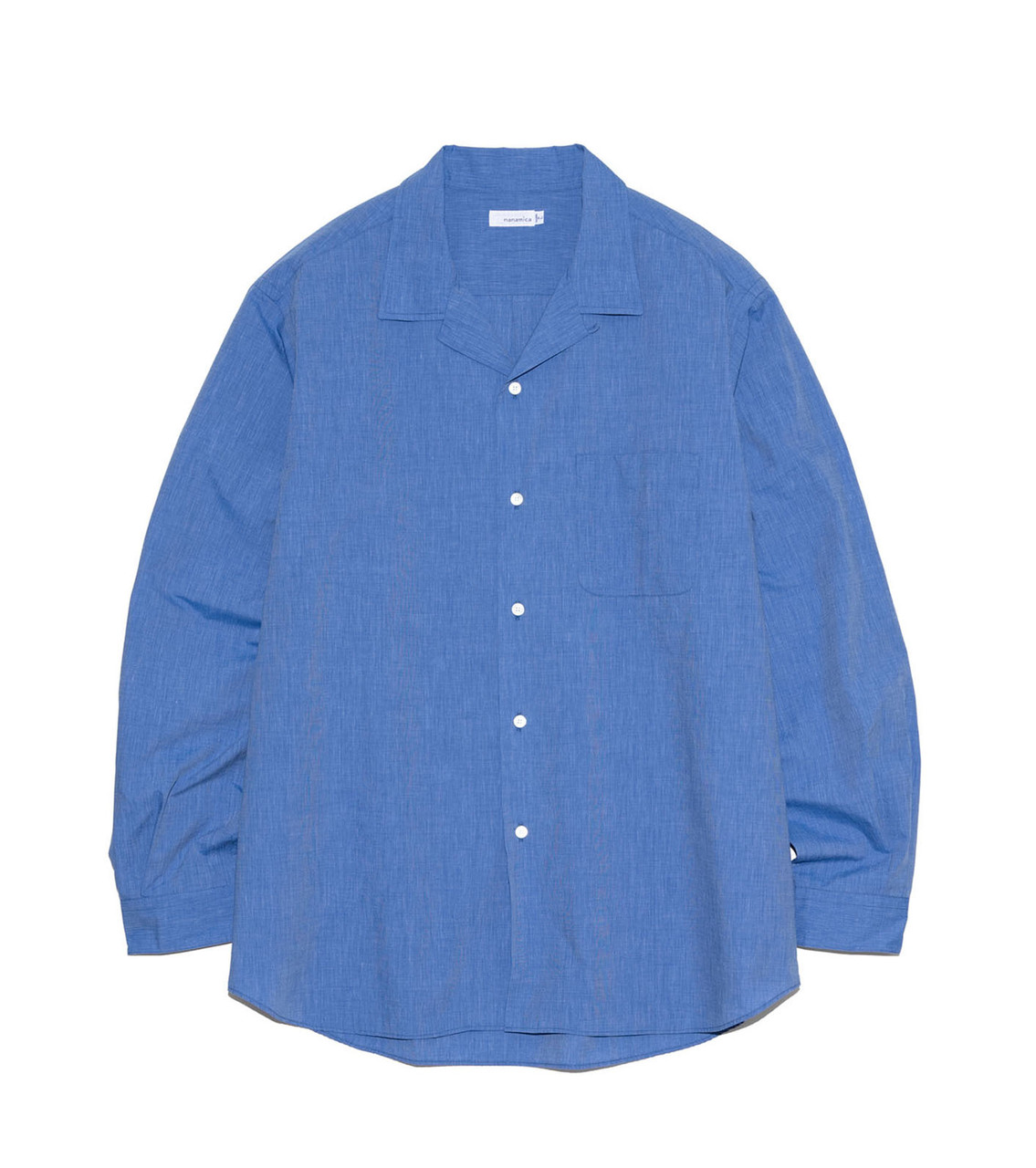 nanamica SHIRT Open Collar End On End Shirt Online Shop to Worldwide
