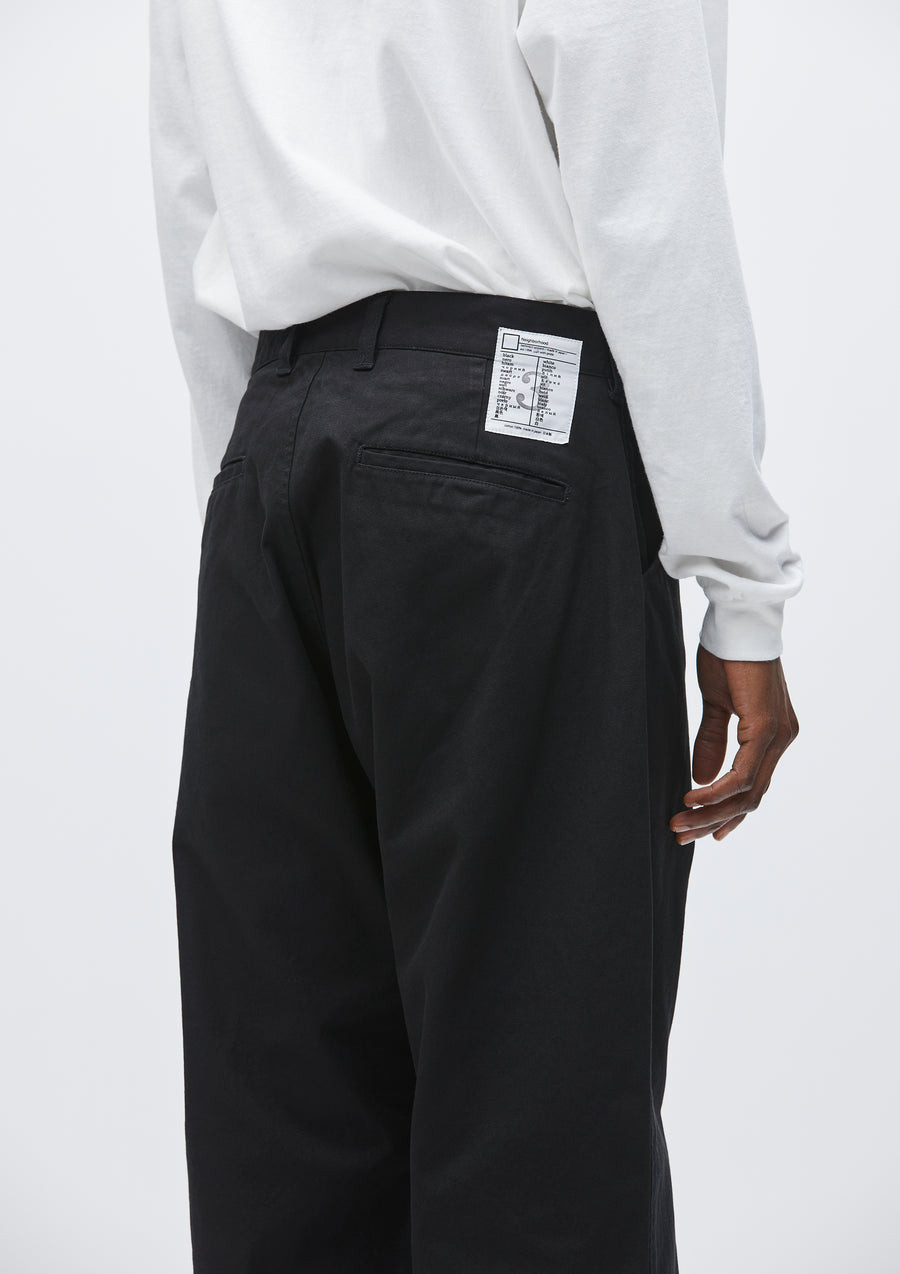 NEIGHBORHOOD PANTS BW PLAIN PANTS