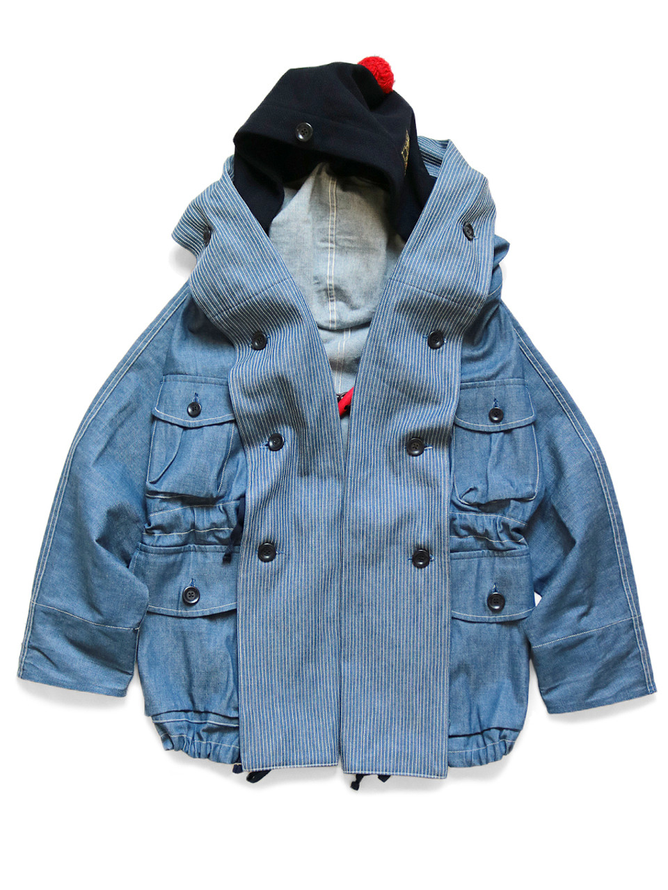 10Oz Denim TRAGGLE Ring Coat K1909LJ041 - kapital