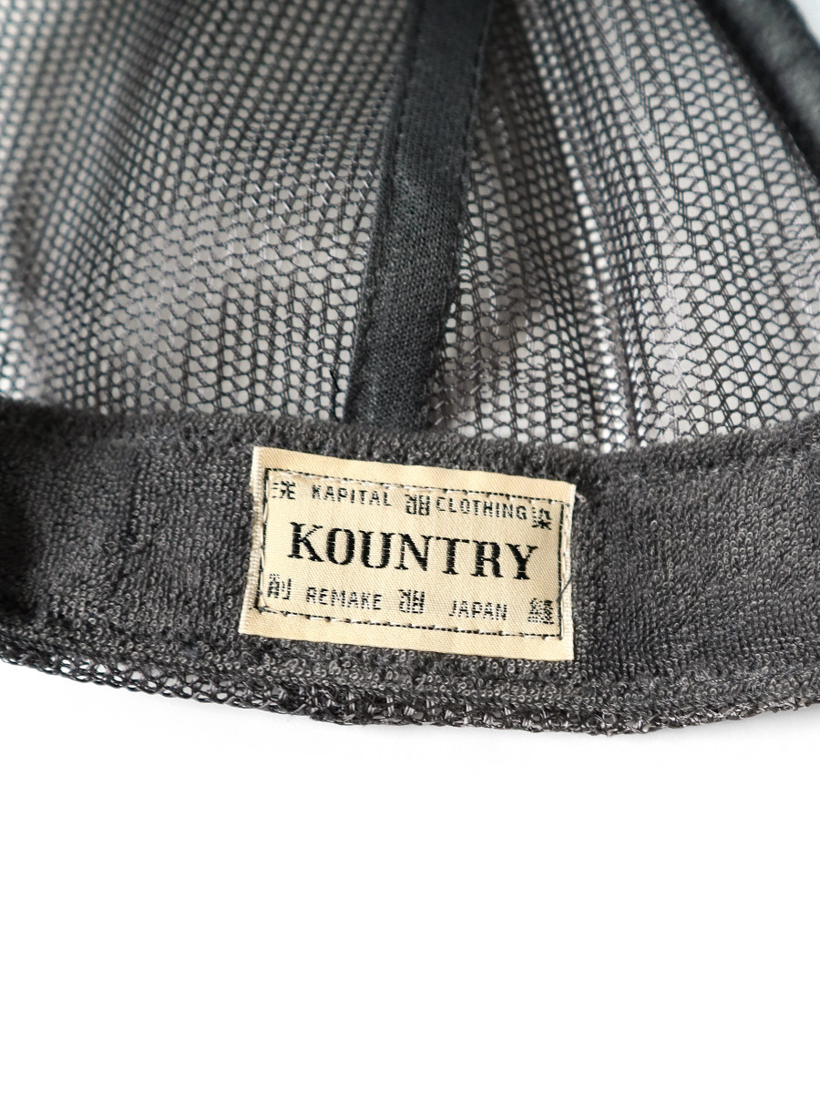 KAPITAL Hat/Cap DENIM REPAIR SERVICE pt Truck CAP