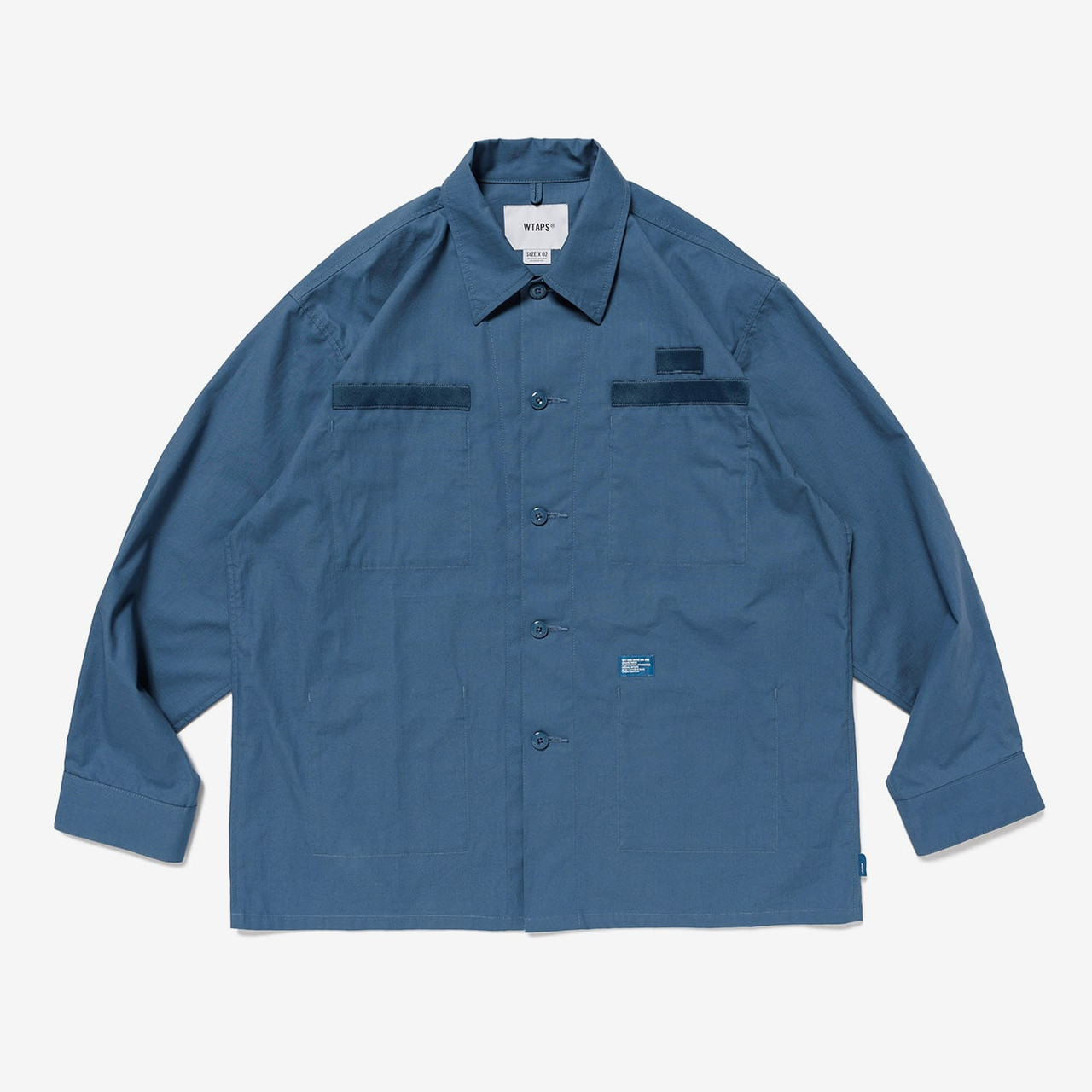 WTAPS Shirt JMOD 01 / LS / COTTON. RIPSTOP
