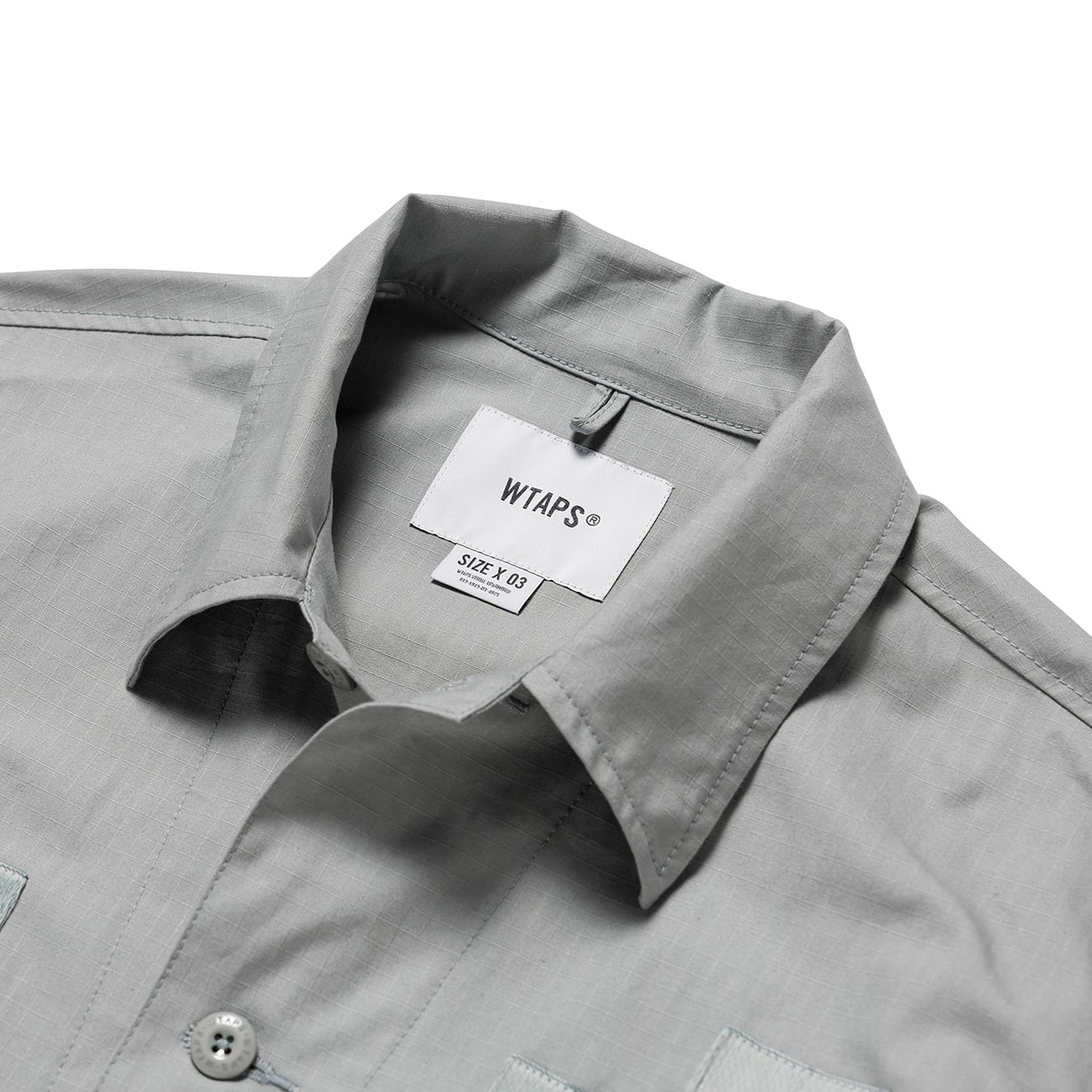 WTAPS 24SSJMOD 01 LS COTTON 04 未使用 WTAPS Shirt JMOD 01 / LS / COTTON. RIPSTOP