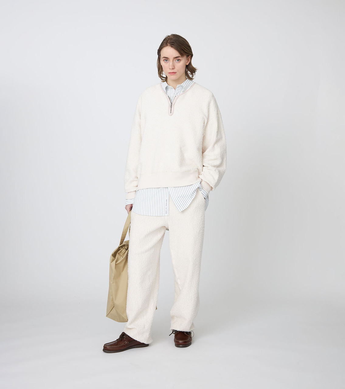 nanamica SWEAT Reversible Half Zip Sweat Online Shop to Worldwide