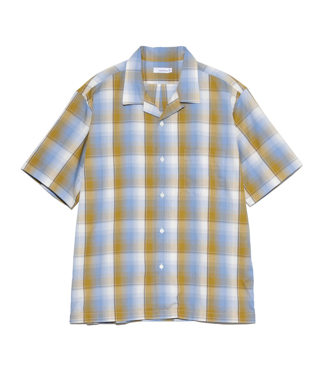 nanamica SHIRT Open Collar Pique S/S Shirt Online Shop to Worldwide