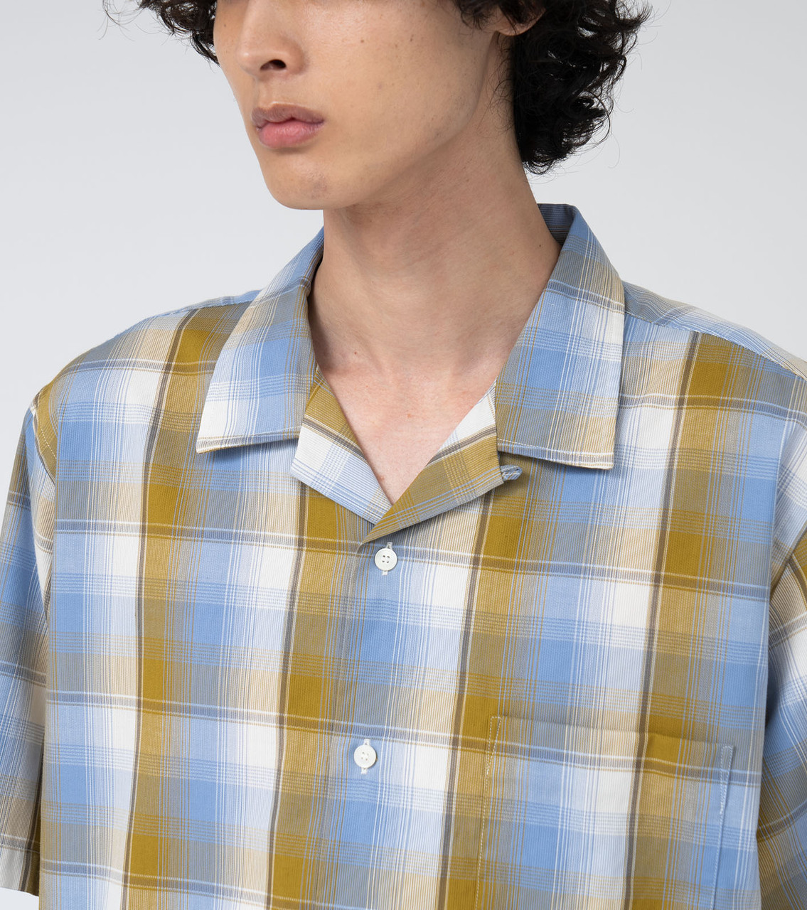 nanamica SHIRT Open Collar Pique S/S Shirt Online Shop to Worldwide