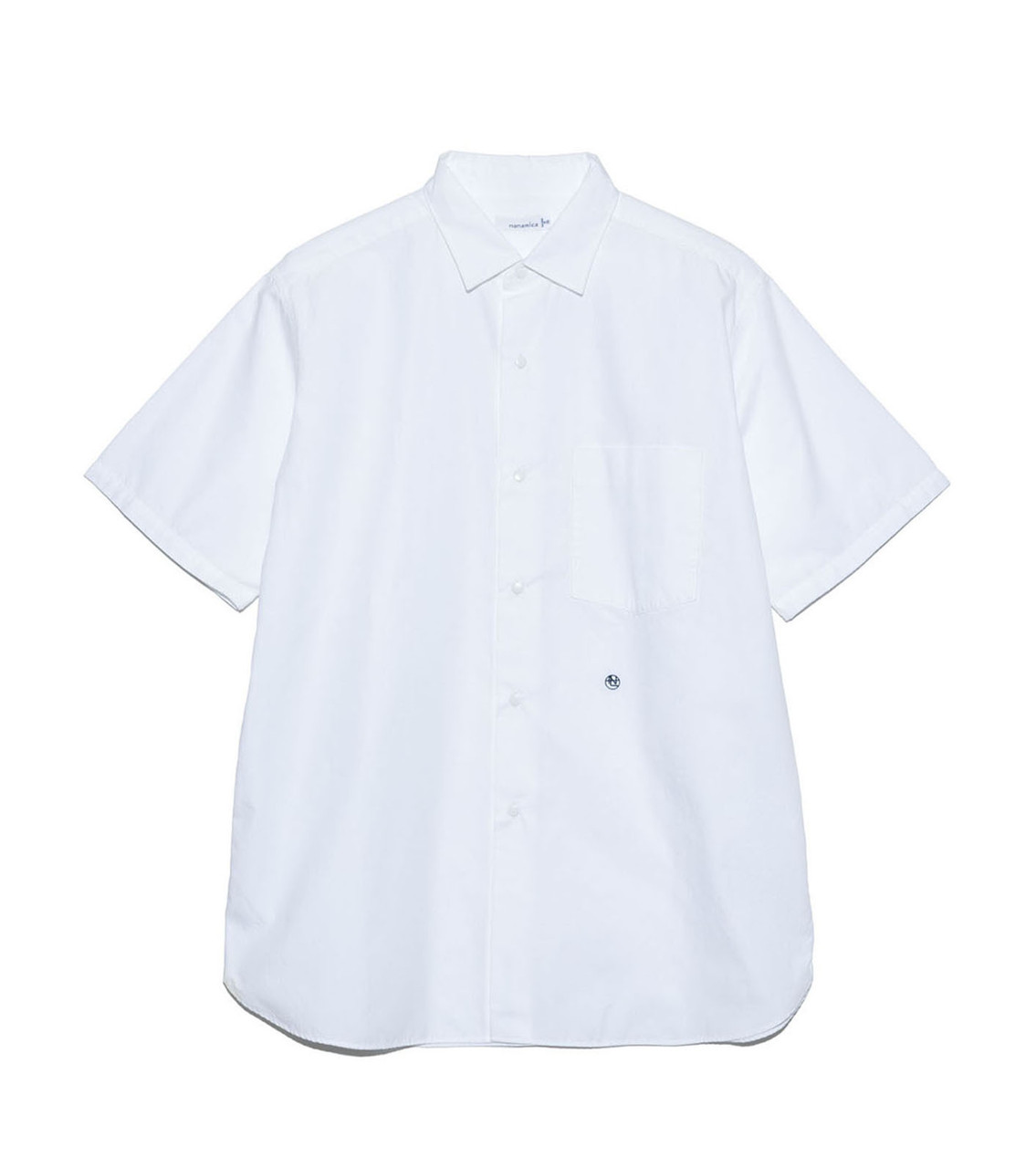 超美品 nanamica SUGS405 半袖シャツ S オフホワイト nanamica SHIRT Regular Collar Wind S/S Shirt Online Shop to Worldwide