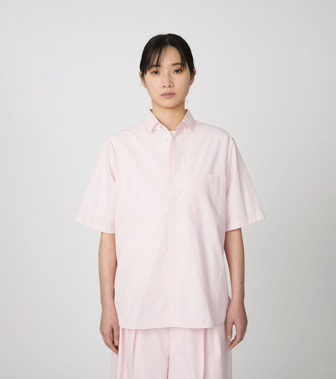 nanamica SHIRT Regular Collar Wind S/S Shirt Online Shop to Worldwide