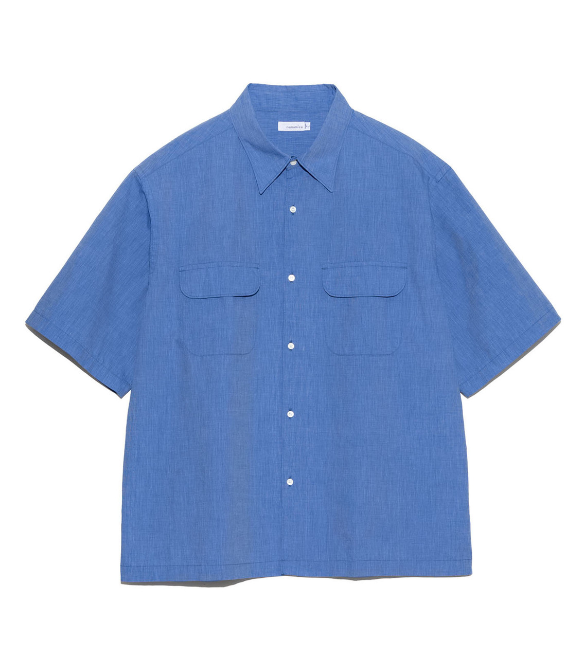 nanamica SHIRT Regular Collar End On End S/S Shirt Online Shop to
