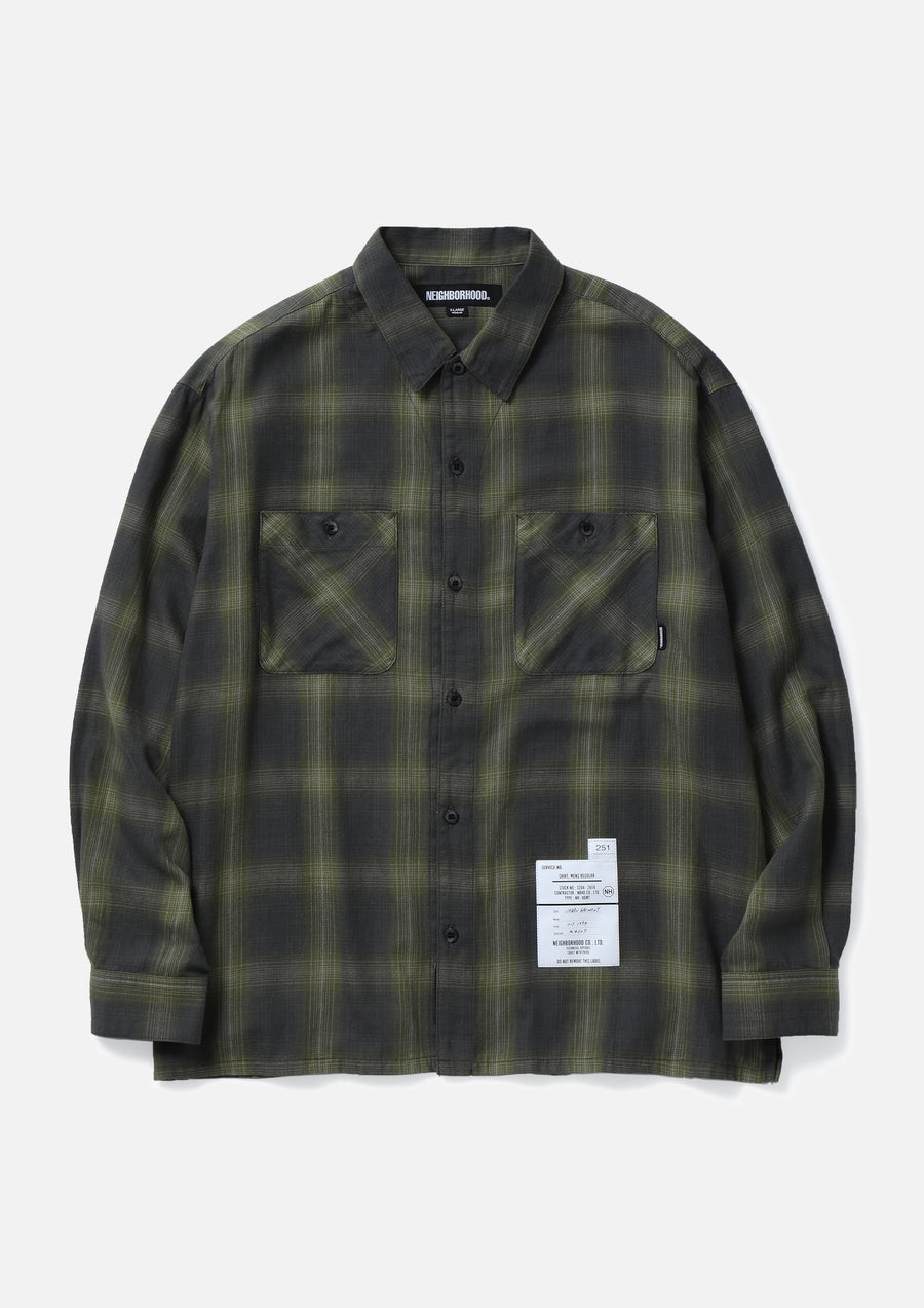 NEIGHBORHOOD SHIRTS HOMBRE CHECK SHIRT LS