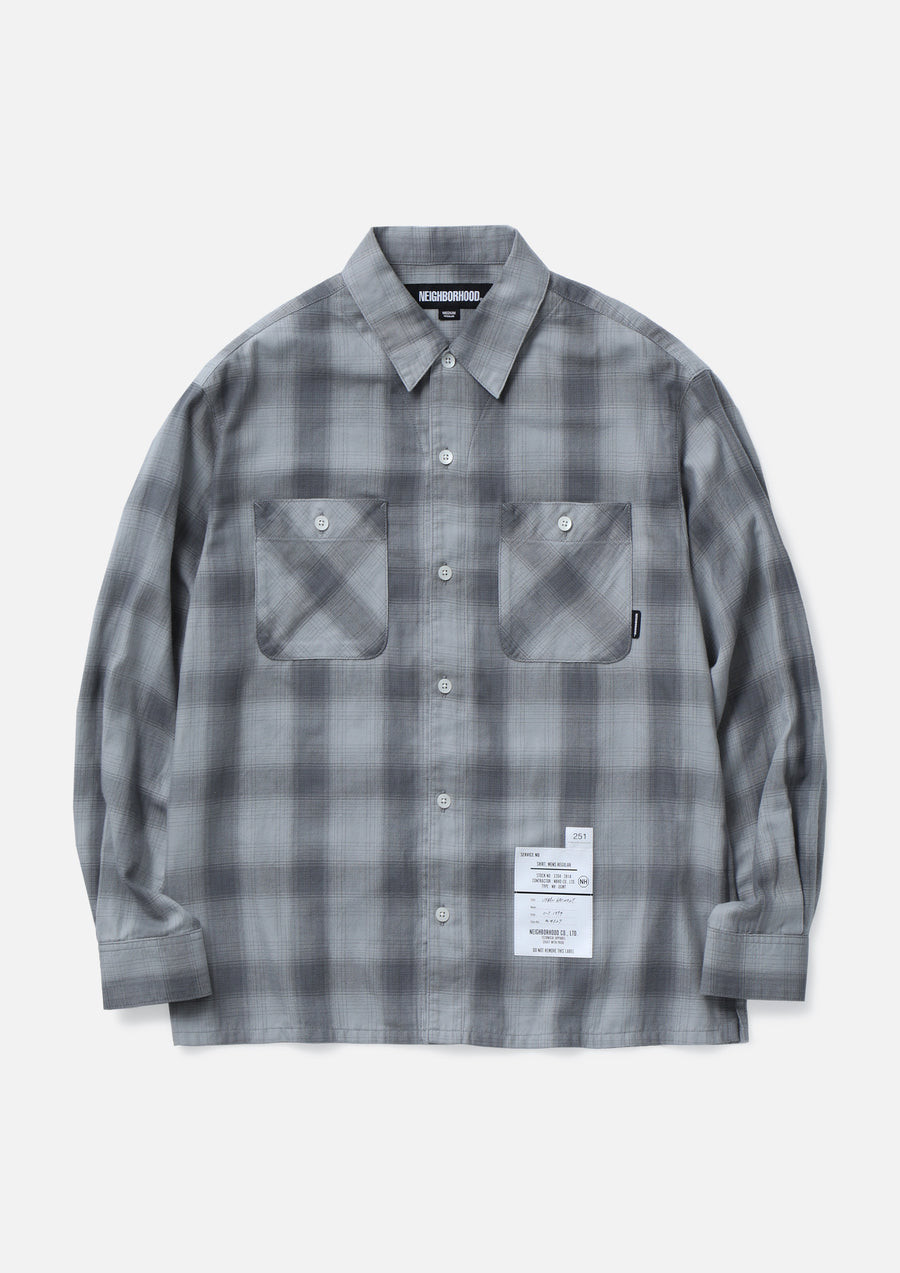 NEIGHBORHOOD SHIRTS HOMBRE CHECK SHIRT LS