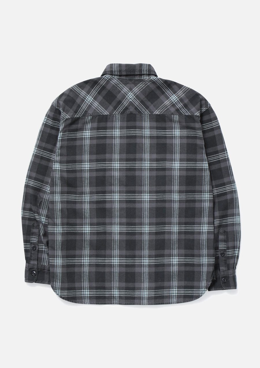 NEIGHBORHOOD SHIRTS SAVAGE TARTAN CHECK SHIRT LS