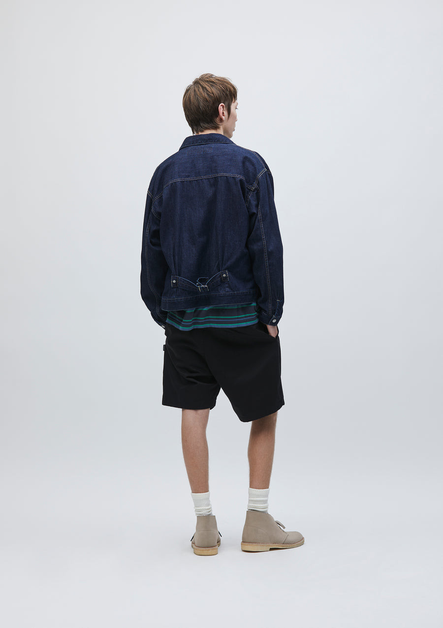 NEIGHBORHOOD JACKETS WASHED LW DENIM ZIP JACKET
