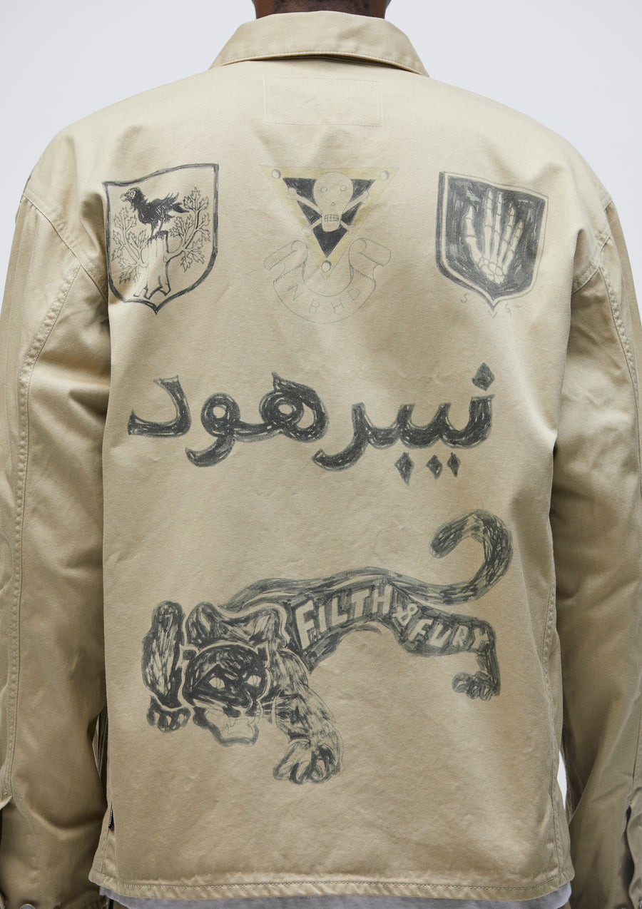 NEIGHBORHOOD JACKETS MEMORIAL COVERALL JACKET