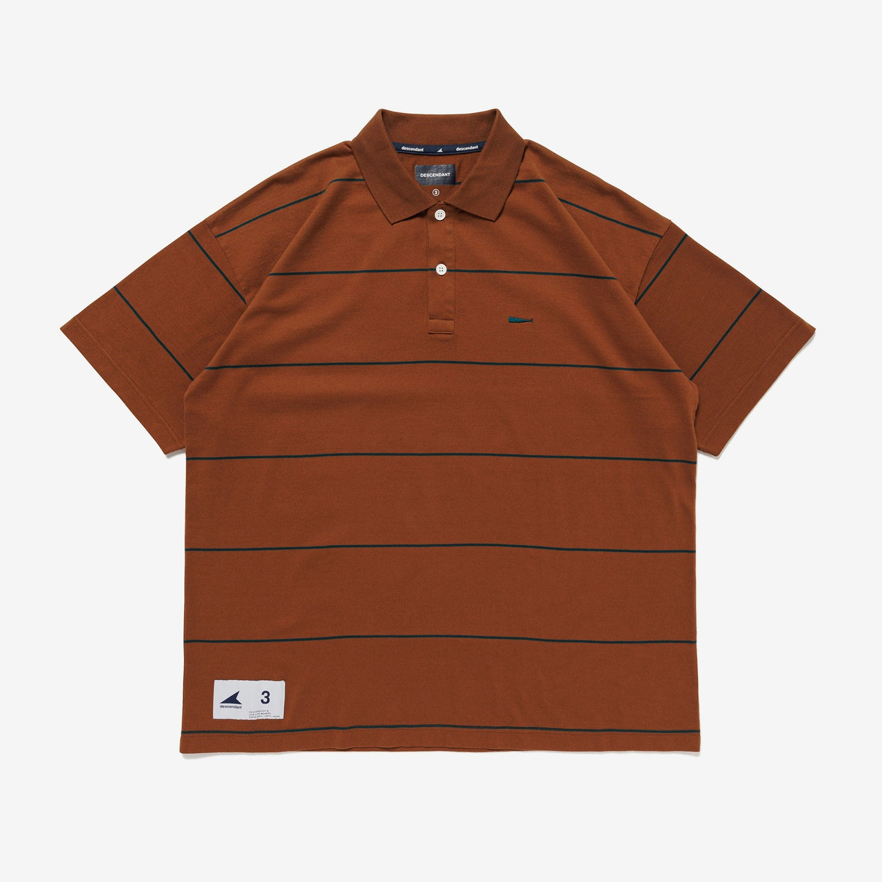 DESCENDANT CUT&SEWN HORIZONTAL STRIPE POLO SS Online Shop to Worldwide