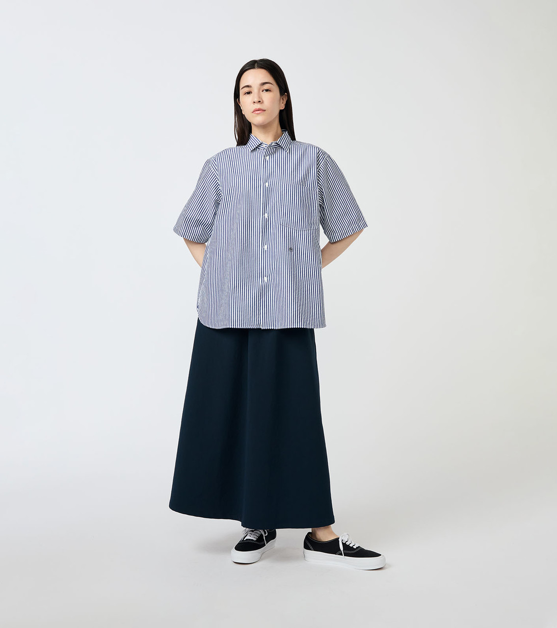 nanamica SHIRT Regular Collar Wind S/S Shirt Online Shop to Worldwide