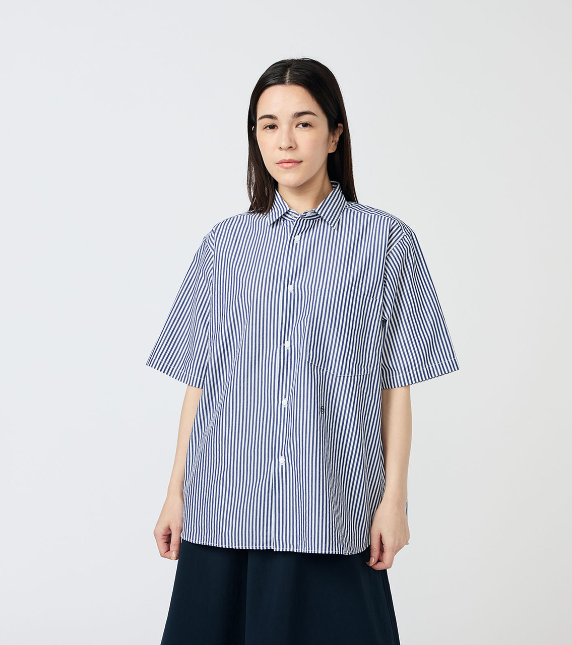 nanamica SHIRT Regular Collar Wind S/S Shirt Online Shop to Worldwide