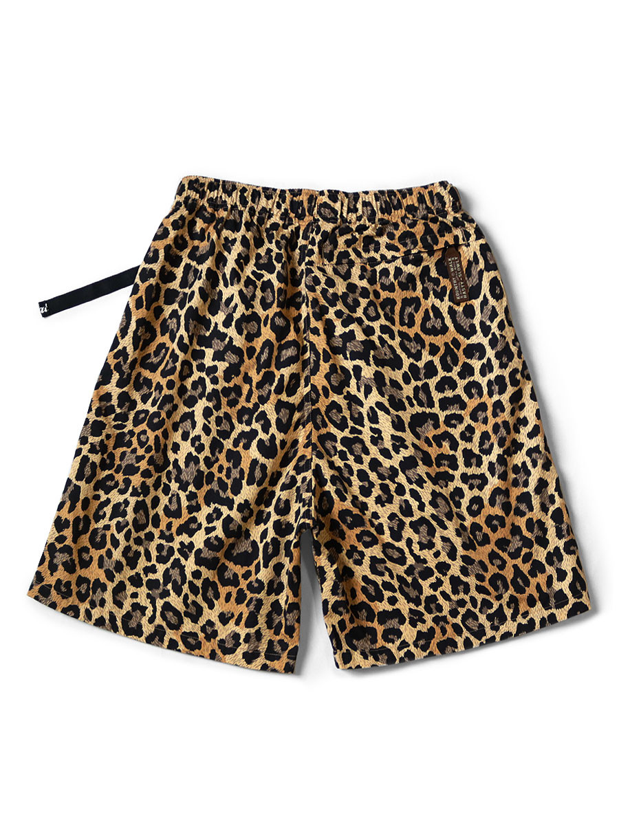 KAPITAL Short Pants Combed Burberry Leopard Print Easy Shorts