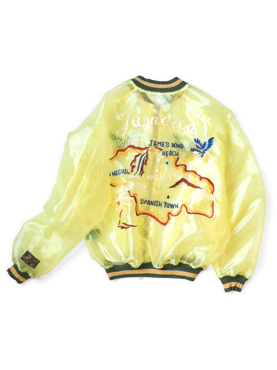 KAPITAL Jacket Sheer Pearl Mosquito Guard Souvenir Jacket (Jamaica)