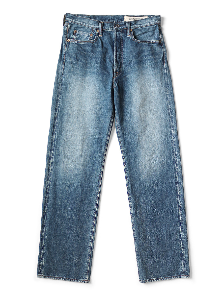 KAPITAL Pants 13.5Oz Zimbabwe Denim 5P Monkey TH (Processed)