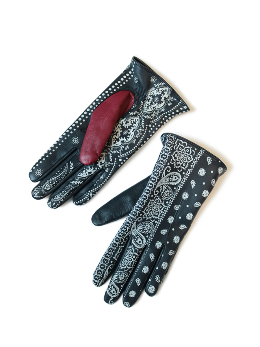 KAPITAL Others Leather Bandana Gloves