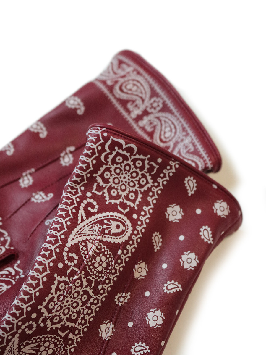 KAPITAL Others Leather Bandana Gloves