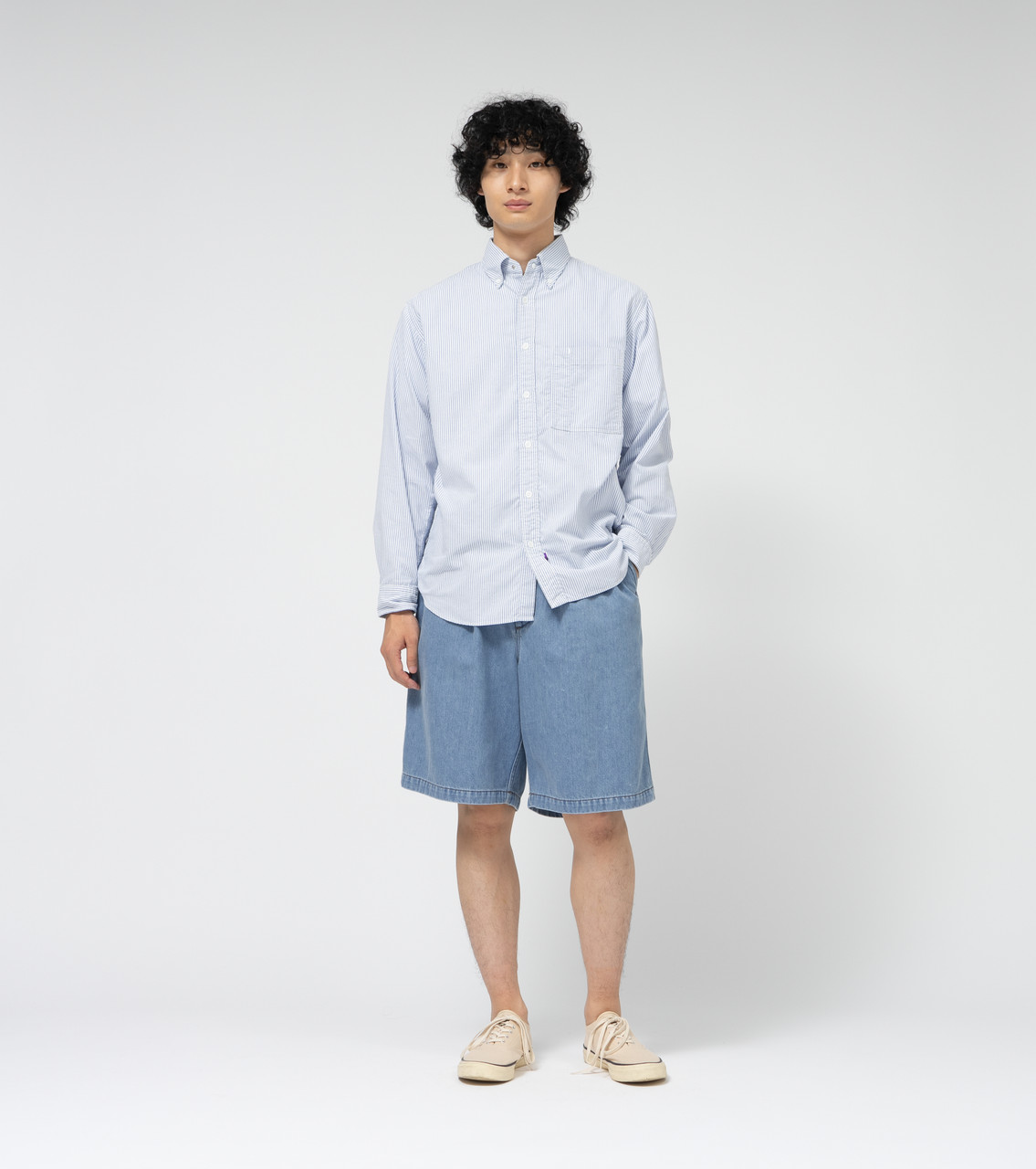 THE NORTH FACE Purple Label PANTS Denim Tuck Field Shorts Online