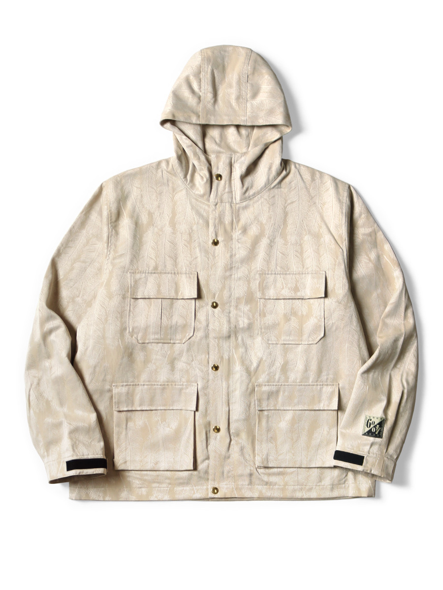 KAPITAL Jacket 60/40 Cross Magpie Print Mountain Parka