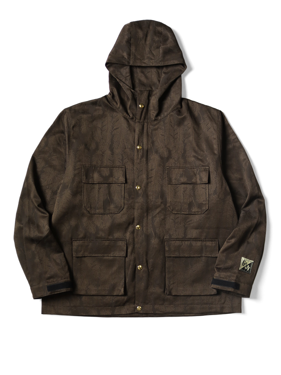 KAPITAL Jacket 60/40 Cross Magpie Print Mountain Parka