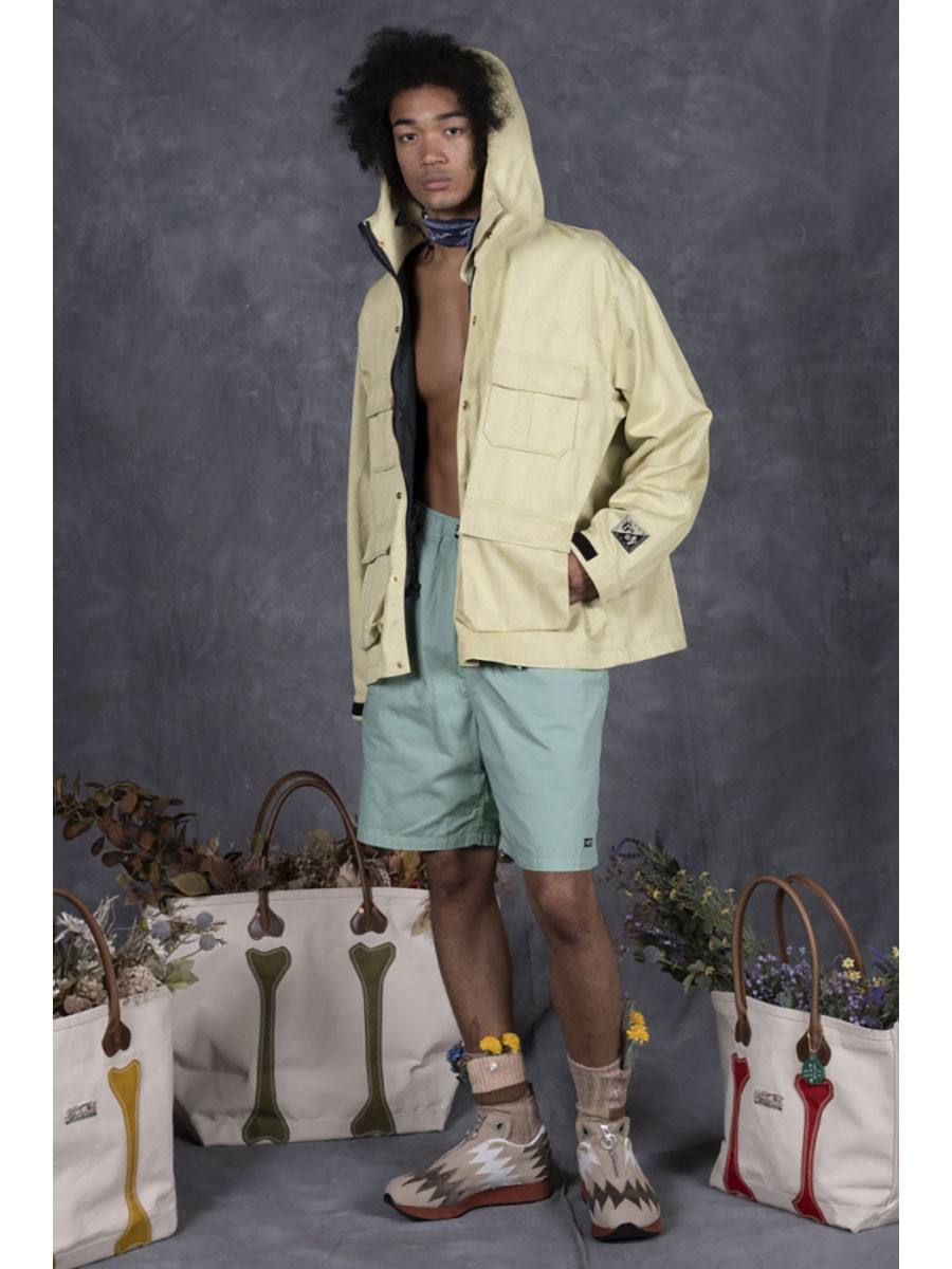 kapital 鶯ジャケット　コート KAPITAL Jacket 60/40 Cross Magpie Print Mountain Parka
